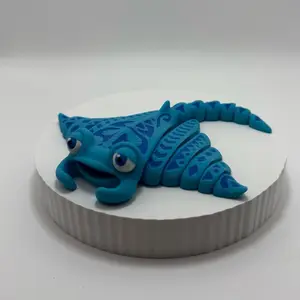 Tattoo Sting Ray flexi fidget 3d print