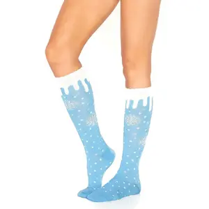 Snowflake Knee Highs