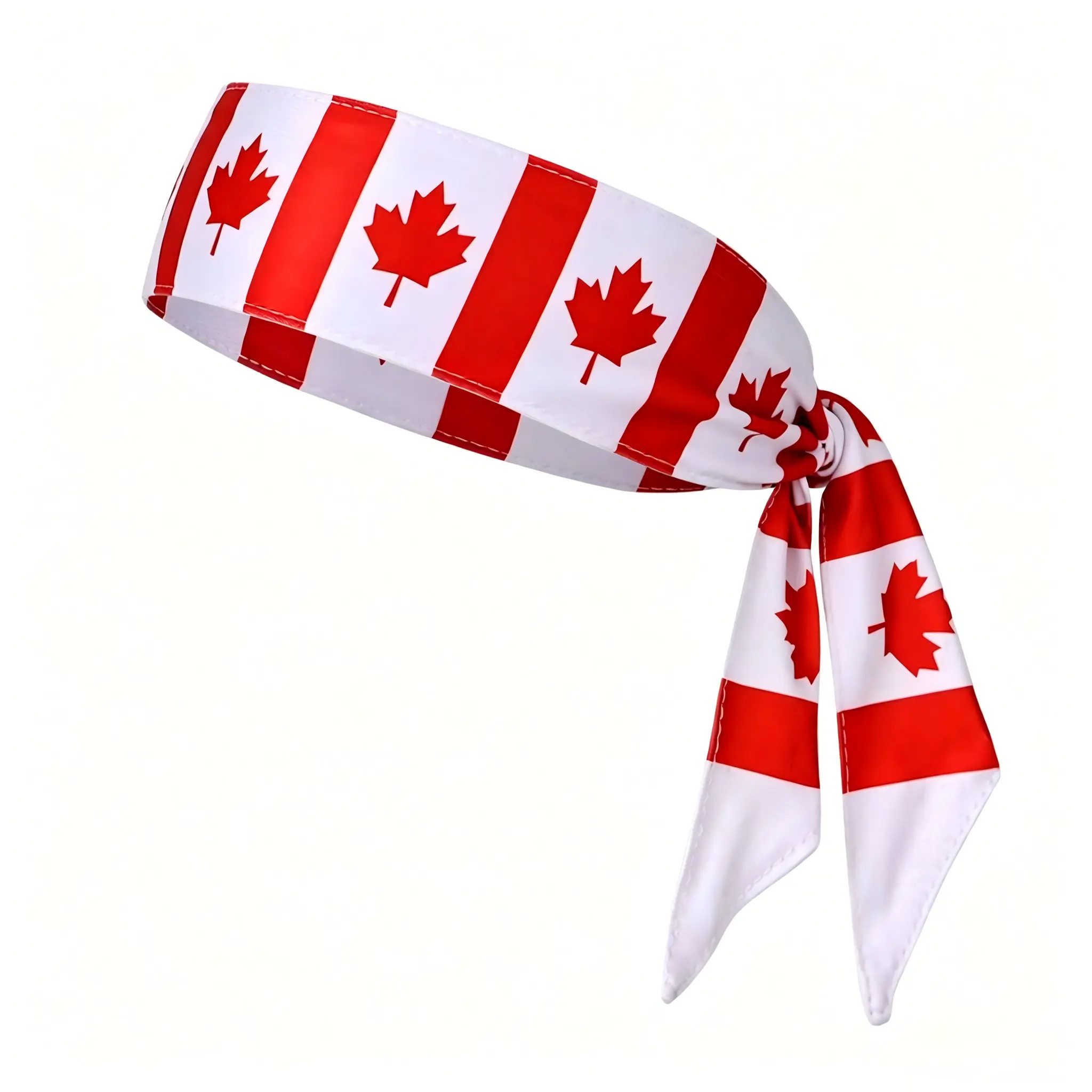 Canada Canadian Soccer National Flag Head Tie Headband Fútbol Faixa de Cabelo Esportiva Bandeira Sports Football Costume Sweatband USA American Argentinian Argentina Mexico Mexican Brazil Brazilian French France Portugal Portuguese UK Colombia Colombian