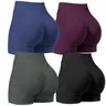 High Waist Tummy Control Side-Ribbed Butt-Lifting Seamless Shorts Womenswear Smooth