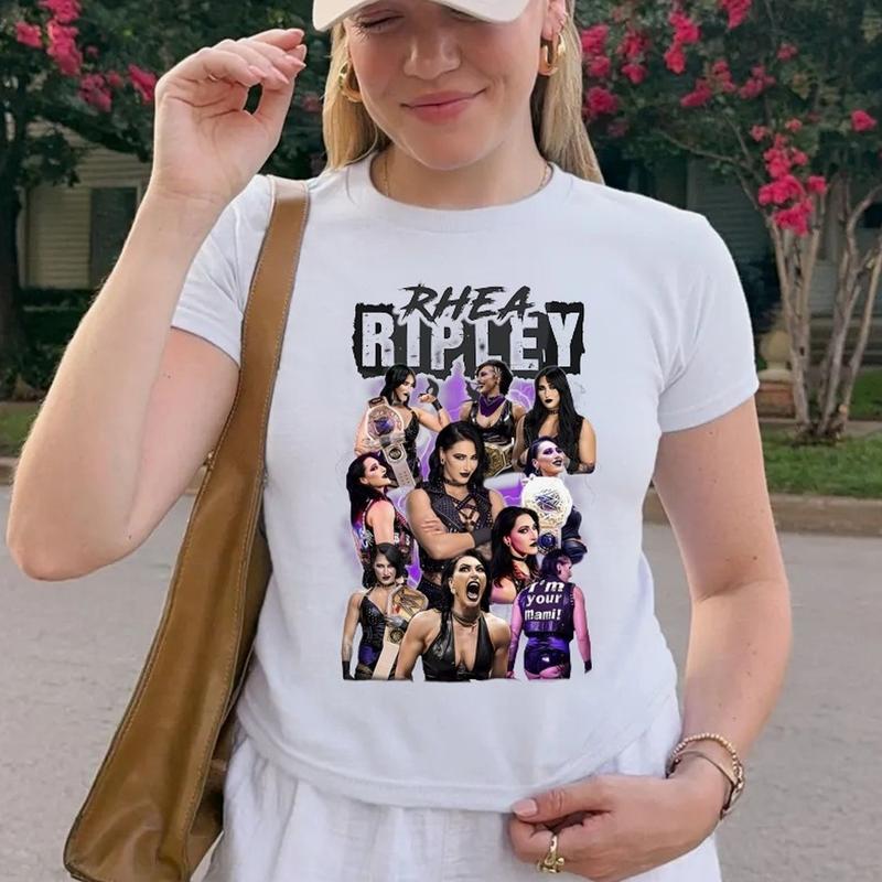 Retro Y2k Rhea Ripley Shirt, Wrestler Sweatshirt, Smackdown Shirt, Wrestling Sport Shirt, Gift For her