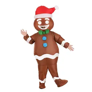 Adult Gingerbread Inflatable Costume