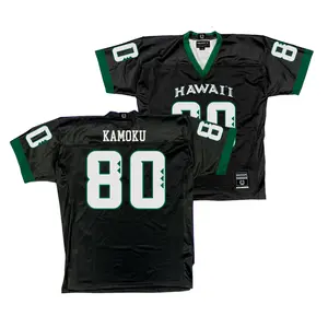 Hawaii Football Black Jersey - Blaze Kamoku