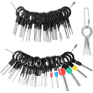 41 Pieces Terminal Removal Tool Kit Black Electrical Pin Extractor for Car Connector Terminal Household Devices tool kit