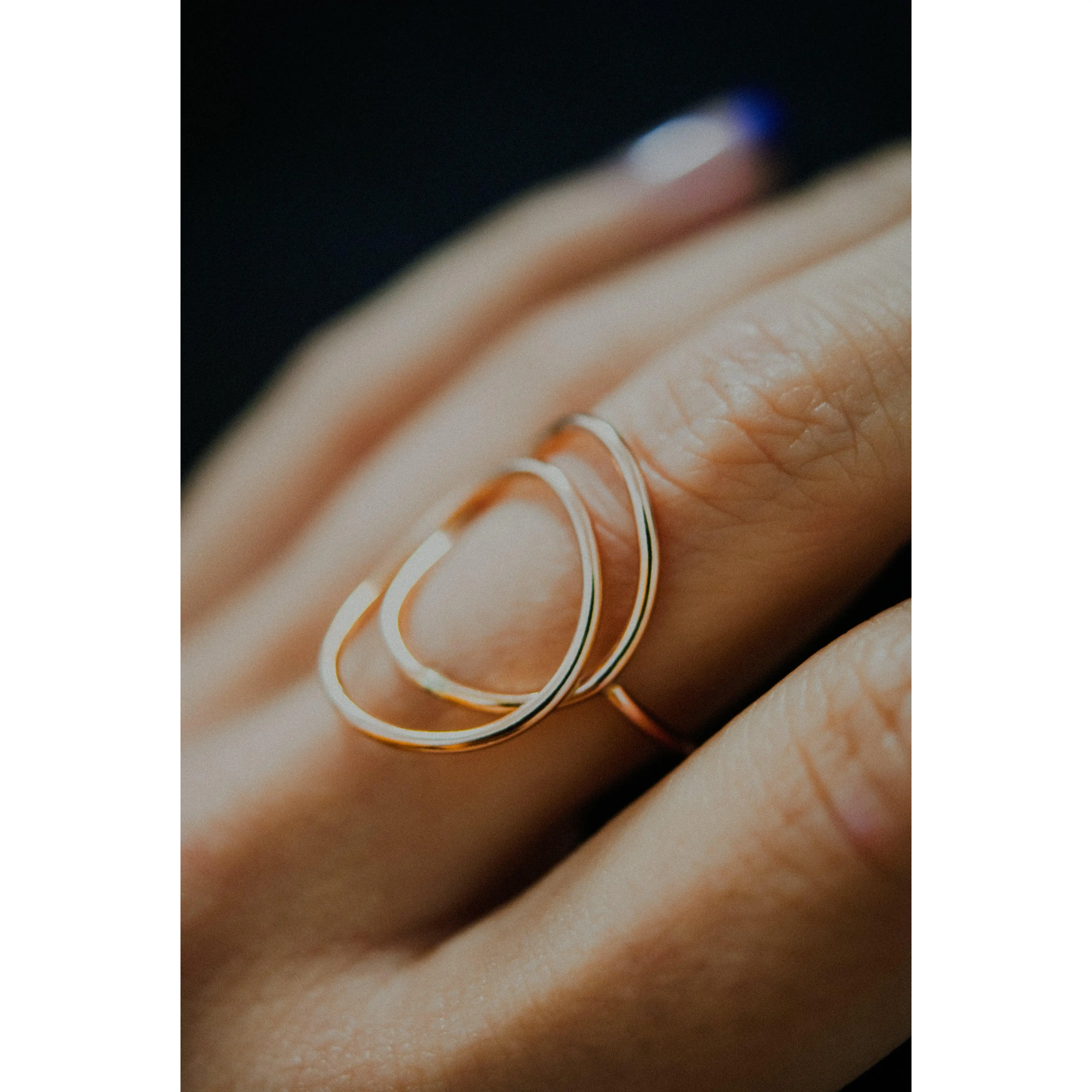 Eclipse Ring, 14K Rose Gold Fill