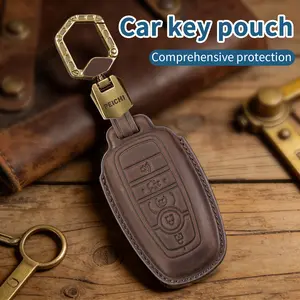 For Ford Key Fob Cover, Keychain Compatible with Bronco Explorer Edge Escape Expedition F150 Fusion Mustang Ranger