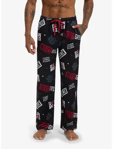 WWE John Cena Quotes Pajama Pants | Wrestling Fan Unisex Lounge Sleepwear | Soft & Comfy Night Pants for Men & Women