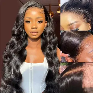 Wiggins Hair Pre Cut Ready to Go Glueless Wig Pre Bleached Body Wave 7X4 Closure Wig 7X5 Pre Bleached Knots Wig Pre Plucked 13X4 Lace Front Wigs Does not apply Layered Straight