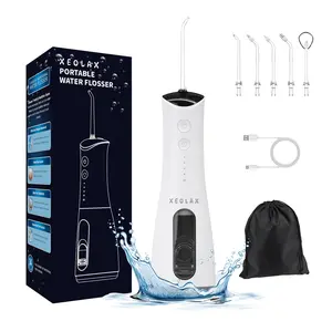 Water Flosser for Teeth, 5 Precision Water Jets, 4 Function Modes, Cordless, Portable and Rechargeable Oral Irrigator, IPX7 Waterproof, Ideal for Both Travel and Daily Oral Care.