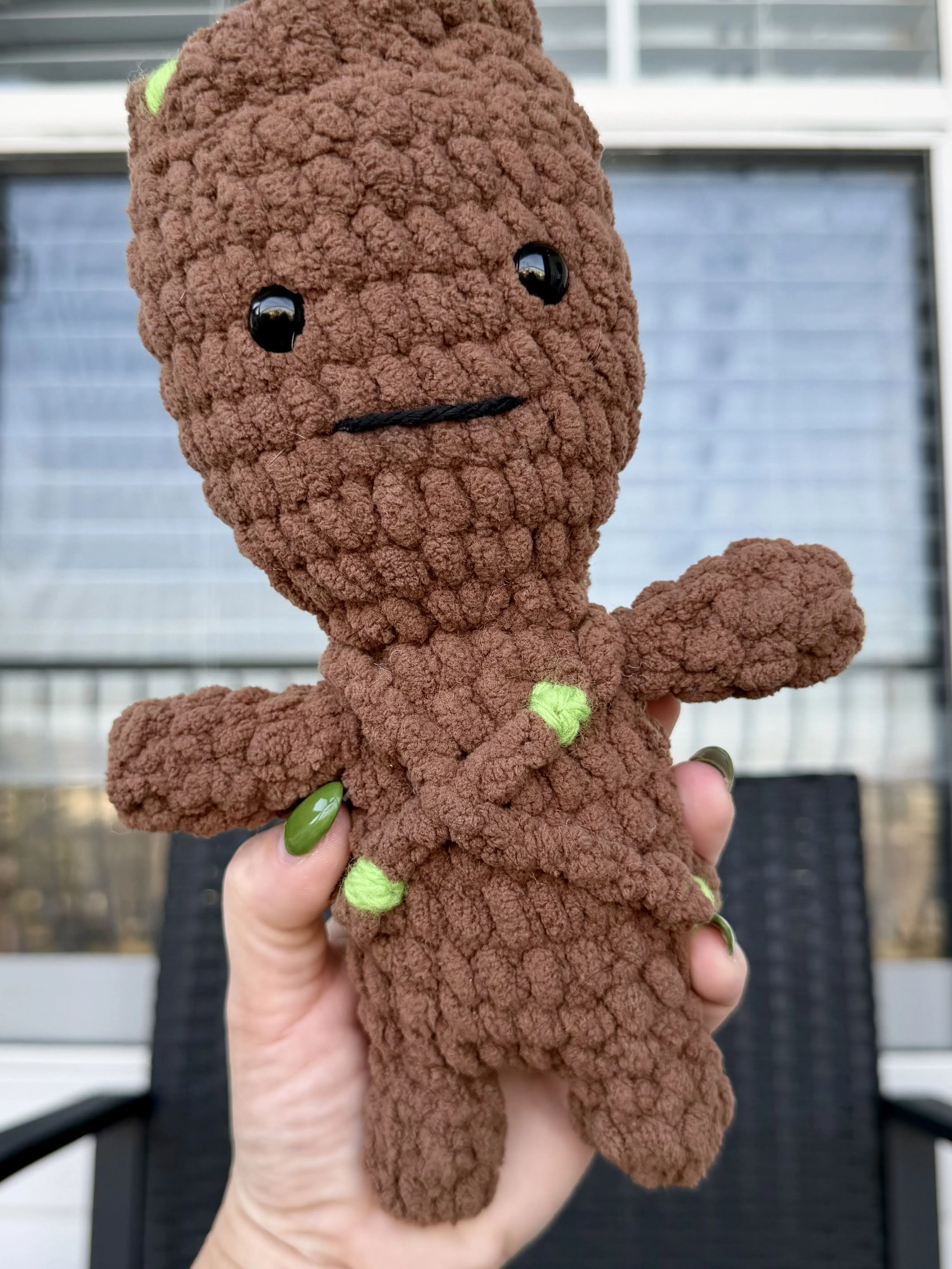 Handmade Crochet Tree Buddy Plushie
