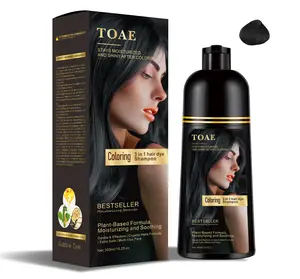 toae 3-1 Hair Dye Shampoo, Herbal Ingredients Brown Hair Color Shampoo for Gray Hair Instant Hair Dye Shampoo for Men & Women-3 in 1 Color Shampoo for Dark Hair-Colors in Minutes-Long Lasting-Safe & Easy to Use. meidu  3in1  hair  dye  shampoo