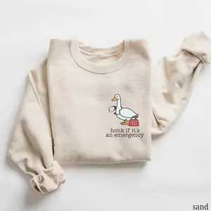 Cute EMT Funny Silly Goose Nurse Crewneck, Emergency Nurse Sweatshirt, EMT Gifts, ER Nurse Sweater, Medical Technician Tee Sweatshirt Hoodie