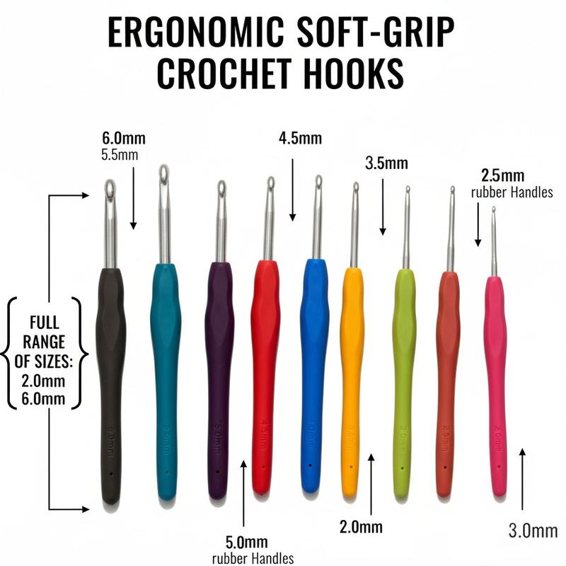 73-Piece Crochet Kit with Hooks, Knitting Needles, Yarn Balls & Tote Bag – Complete Beginner & Professional Set