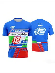 2026 New Racing Car, Driver Number 63, George Russell Fan 3D Printed T-shirt for Men and Women, Summer Extreme Outdoor Sports Short Sleeved Shirt