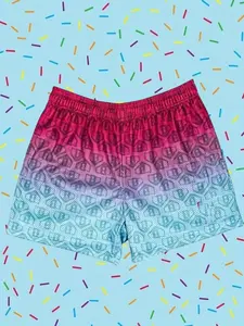 2026 Summer Unisex Kids Star Print Beach Shorts, Casual Fashion Knee-Length Boxers, Loose-Fit All-Season Trunks for Children, Breathable Shorts