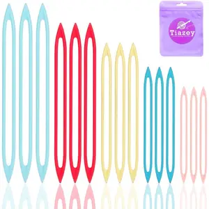 15PCS Large Eye Finishing Yarn Needles for Crochet Knitting Craft,Weaving Needle Sewing Darning Needles for Thick Bulky Yarn