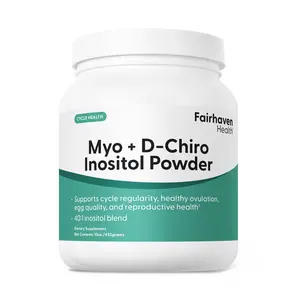 Fairhaven Health Myo + D-Chiro Inositol Powder - 2000mg Myo-Inositol & 50mg D-Chiro Inositol for Fertility Support, Healthy Hormone Balance, and Cycle Regularity