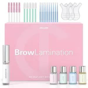 Brow Lamination Kit by CICI| Professional Instant DIY Eyebrow Lamination Lift Kit with Keratin Conditioning for Fuller, Thicker, Beautiful Brows| Easy to Use & Long Lasting Results