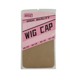 Wig Cap Pack (2 Pieces) — Transparent, Elastic Mesh Cap
