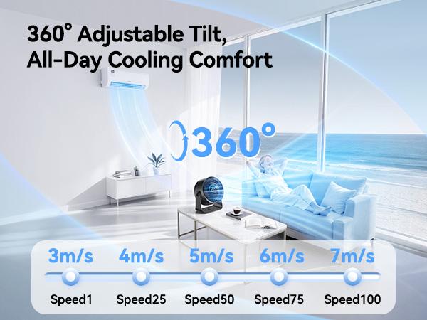 DIGIX Rechargeable USB Desk Fan for Bedroom, 100 Speeds, 360° Rotation, Wall Mounted Design Small Portable Table Fan with LED Display, Quiet Personal Desktop Cooling Fans for Home Office DIGIX Rechargeable USB Desk Fan for Bedroom, 100 Speeds, 360° Rotation, Wall Mounted Design Small Portable Table Fan with LED Display, Quiet Personal Desktop Cooling Fans for Home Office