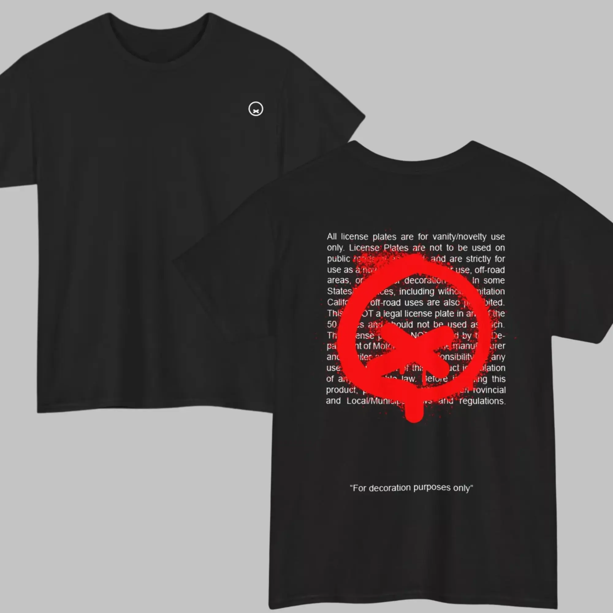 Quiet Club Racing - Street Racing Disclaimer Red Version Unisex Tee T-Shirt, vintage unisex, Menswear womenswear streetwear