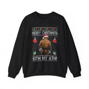 Mike Tyson's Ugly Christmas Sweater! trendy t-shirt