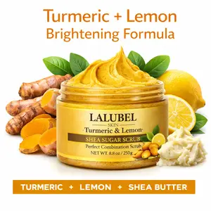 Turmeric & Lemon Exfoliating Body Scrub with Shea Butter
