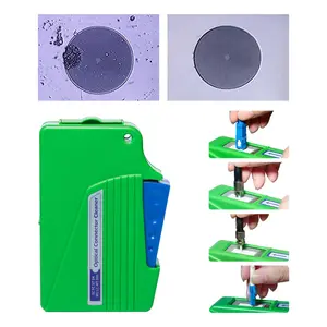 Fiber Optic Connector Cleaning Box Komshine KCC-550 with Replaceable Belt Core for 1.25mm 2.5mm SC FC ST MU LC Over 500 Cleaning Times  Cleaner