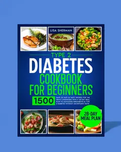 Type 2 Diabetes Cookbook For Beginners: 1500 Days of Easy & Tasty Recipes for the Newly Diagnosed with a 28-Day Meal Plan to Managing Prediabetes & Type 2 Diabetes without Sacrificing Taste