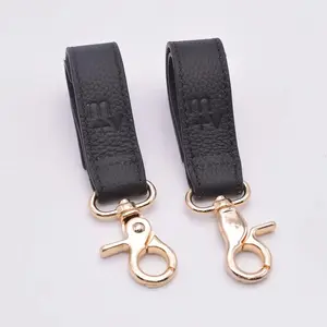 Leather stroller straps