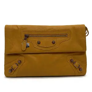 Pre-owned Balenciaga Oil Wax Leather Handbag 31*3*18cm th260401034