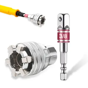 Universal Socket Wrench Tool - 2026 Multi0Function Adjustable Wrench Fits 0.39-0.75inch,Ratchet & Drill Compatible