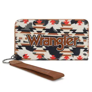Wrangler Western Wristle Aztec Pattern Wallet for Women