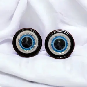 12mm Evil Eye Stud Earrings