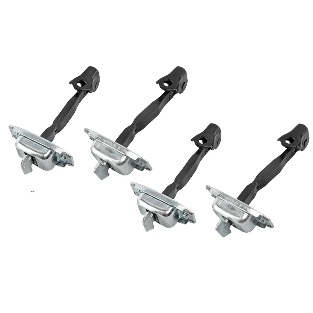 4PCS Metal Car Door Hinges Stop Check Strap Restrictor Set - High Precision, Durable, Reliable - Limit Maximum Opening, Prevent Door From Being Opened Too Much - For Toyota Hilux 2004-2015/Fortuner 2005-2015 - Household Appliance Parts & Accessories