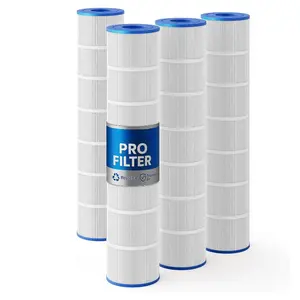 Upgraded CV580 Pool Filter Cartridges (4-Pack), Compatible with Jandy CL580, CV580, 5oz Heavy Duty Fabric for Superior Filtration & Durability, Replaces PJAN145, Ultral-A10, A0104100