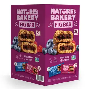Nature's Bakery Fig Bars, Variety Pack, 2 oz., 32 ct.