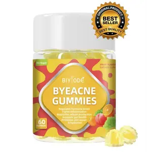 BYEACNE GUMMIES - Regulates hormone levels | Fights inflammation | Regulates sebum production | Supports gut health | Promotes skin repair & hydration