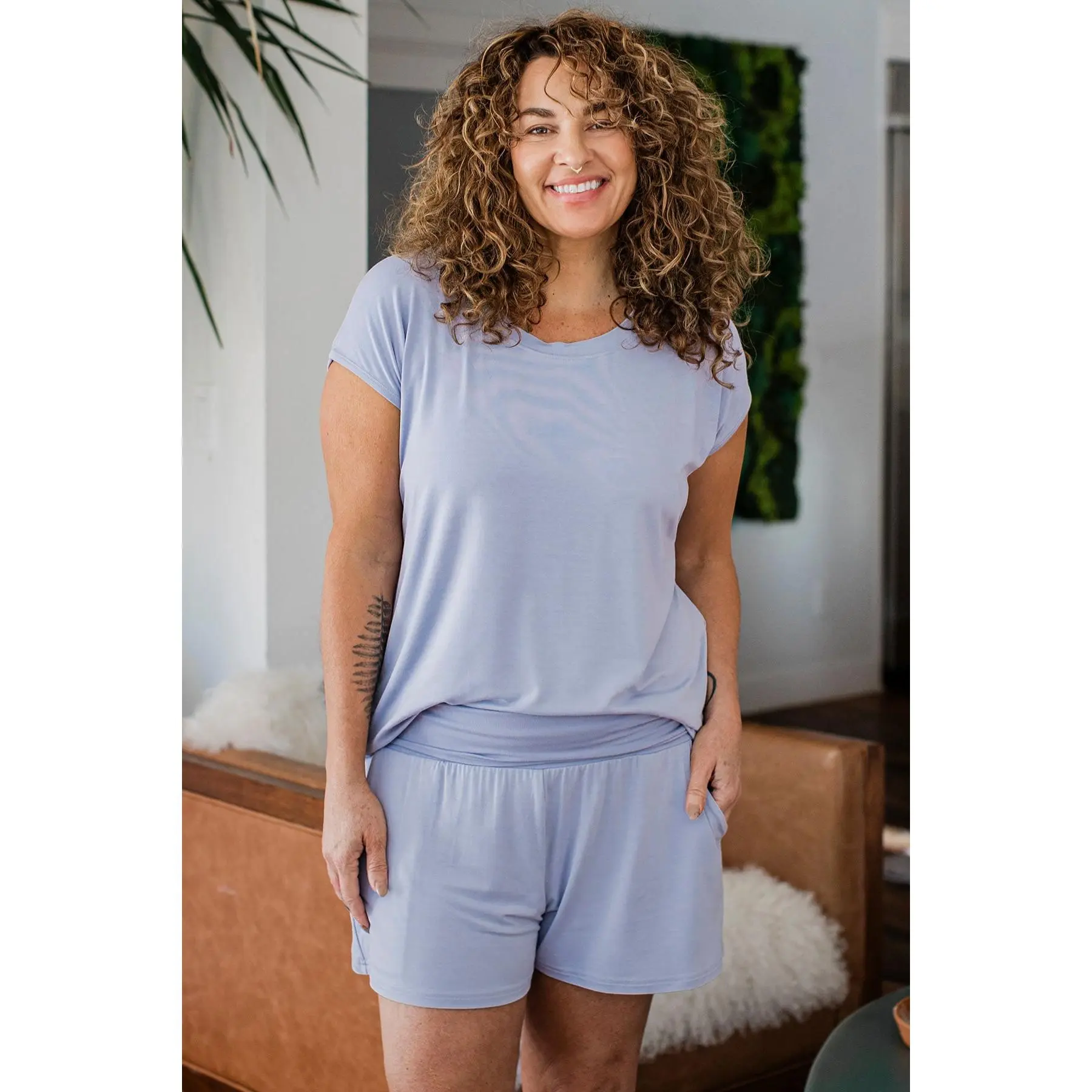 Olivia Foldover Bamboo Shorts