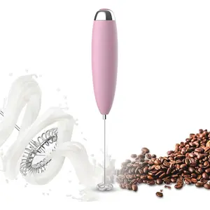 Frother Handheld for Coffee, Milk Frother Upgraded Matcha Whisk Drink Mixer Electric Mini Whisk Hand Mini Foamer Coffee Mixer for Lattes Cappuccino Frappe Matcha Hot ,