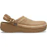 Crocs Adult Crafted Vegan Suede Clogs with Stitch  Accent