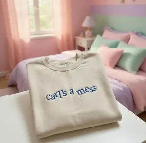 Embroidered Carl's a Mess Shirt Sweatshirt TV Series Inspired