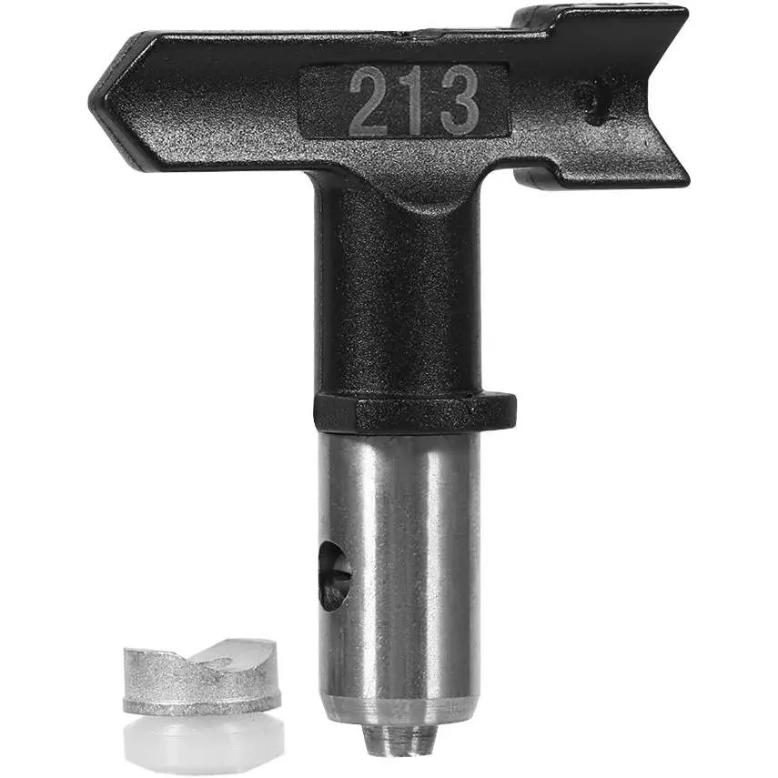 Reversible Airless Paint Sprayer Nozzle Tips Black Airless Spray Gun Tips Reversible Tungsten Steel Paint Sprayer Nozzle Accessoies(213)