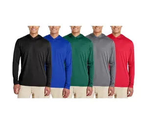 4-Pack: Men's Moisture-Wicking Active Athletic Pullover Hoodies (S-3XL)