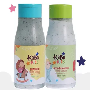 KABA DÚO Kids Shampoo & Acondicionador for Delicate or Uneven Hair, 300g, Natural Ingredients, Suitable for Ages 0-8 Months