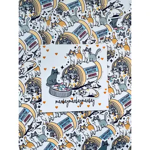 Cat Prescription Serotonin Booster Sticker, Mental Health Awareness Sticker for Cat Lover