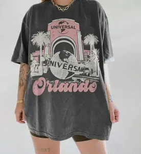 [SALE UP TO 40%] [FREE SHIP] Vintage Universal Studios Orlando Shirt, Retro Universal Globe Theme Park Tee, Florida Travel Vacation Shirt, Universal Studios Souvenir Tee