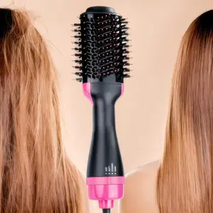 4 in 1 Hair Dryer Straightener, Multi-use Hair Dryer Brush with Aluminum Tube Comb Head, Lightweight Design Hot Air Comb for Home & Salon Use, Electric Curler, Curly Iron, Hair Curling Iron