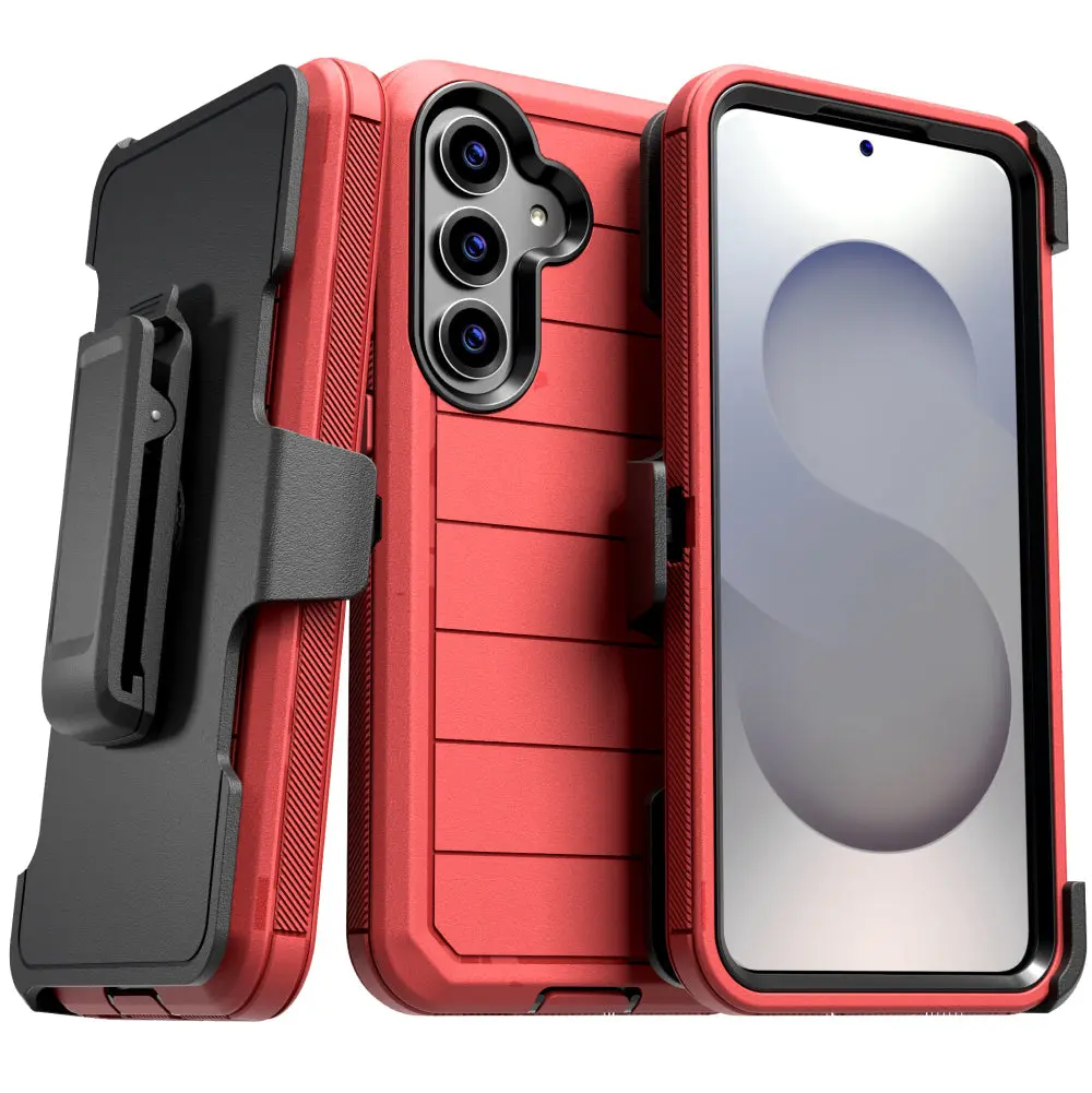 Rome Tech Defender Case for Samsung Galaxy S25 FE (2025), Heavy-Duty Shockproof Phone Case, Drop-Protective Mobile Phone Cover