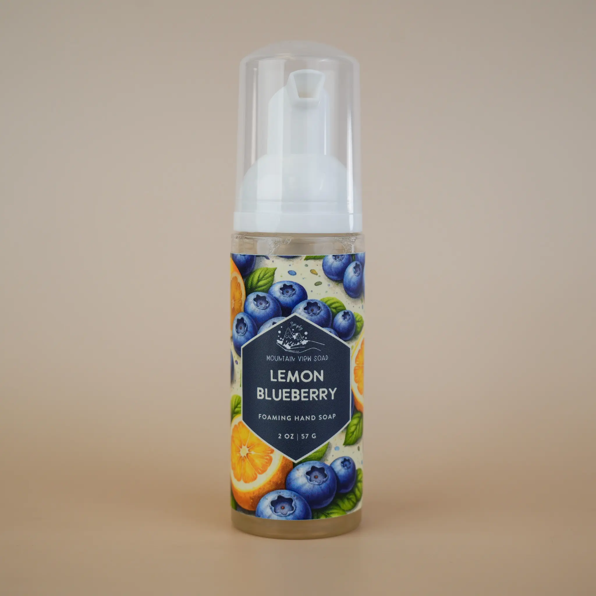 Foaming Hand Soap - Coconut Free - Mountain View Soap - Phthalate Free, 2 oz Hand Soap for Sensitive Skin